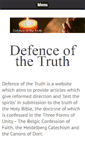 Mobile Screenshot of defenceofthetruth.com